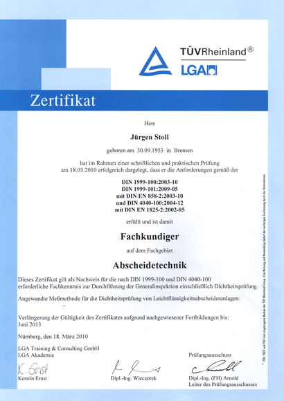 Zertifikat